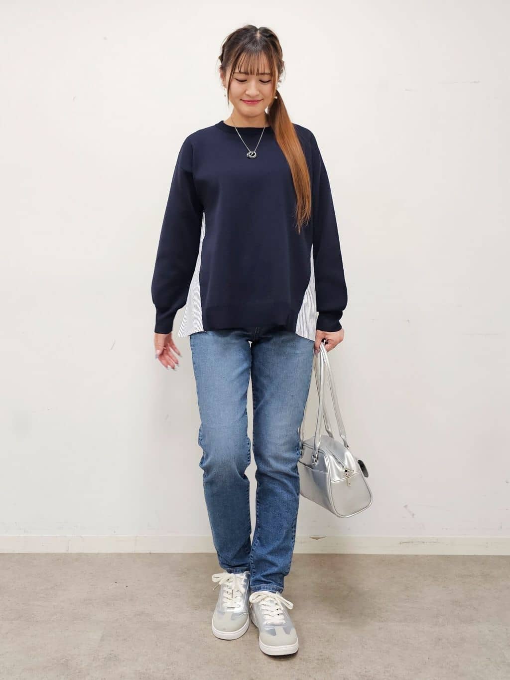 ゆゆさんの「SHOO･LA･RUE｜【SHOO・LA・RUE DENIM】毎日使いたくなる ストレッチデニムスキニーパンツ」を使ったコーディネート
