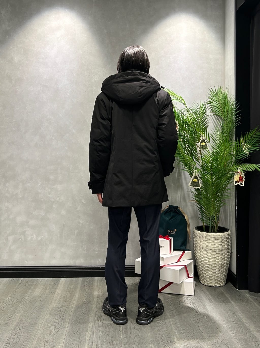 ruiさんの「TAKEO KIKUCHI｜【None Of Stress】ストレッチ ダウンブルゾン」を使ったコーディネート