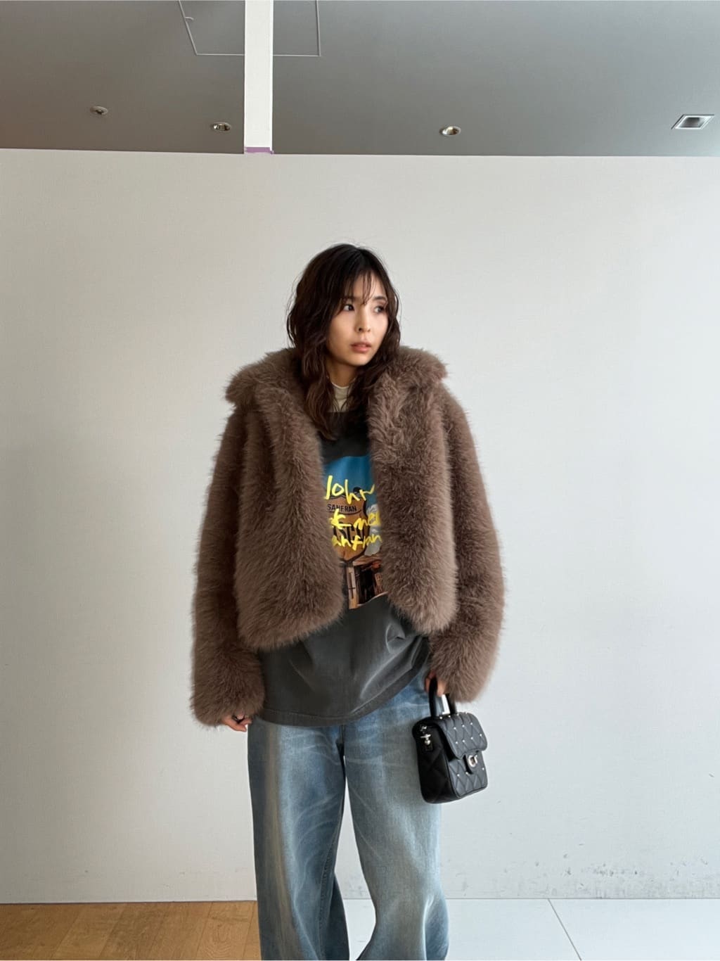 misaさんの「DRESSTERIOR｜◆HAVELESS（ハヴレス）フェイクファージャケット」を使ったコーディネート