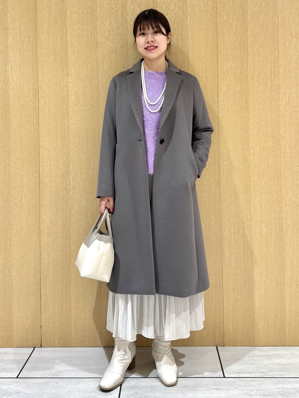 nanaさんの「UNTITLED｜【ゆったり】アルパカ混シャギーニット」を使ったコーディネート