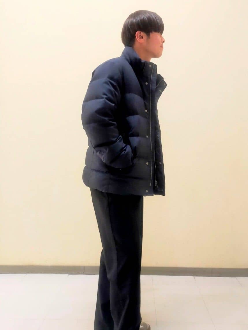 nerさんの「TAKEO KIKUCHI｜カラーコンビ ダウンブルゾン」を使ったコーディネート