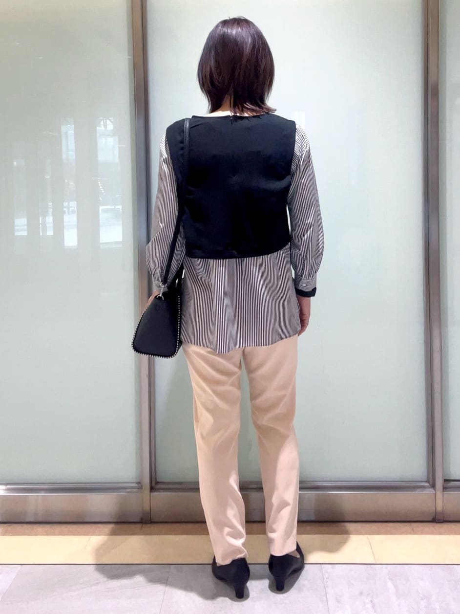 mayutaさんの「INDIVI｜【洗える／UVケア】レイヤード風デザイントップス」を使ったコーディネート
