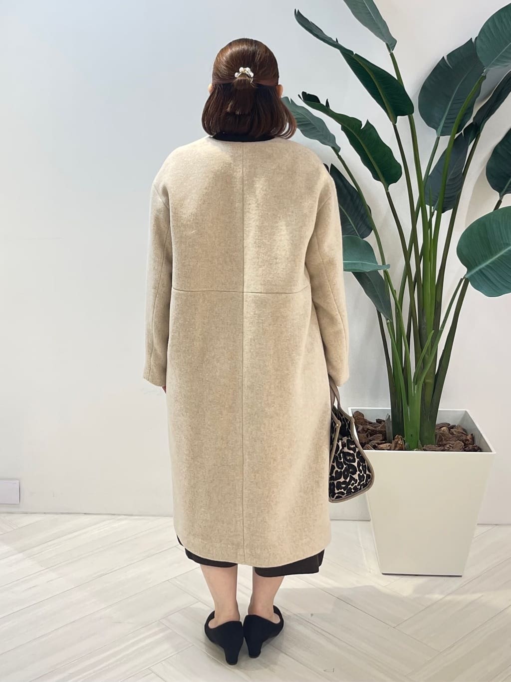 Tomoさんの「UNTITLED｜【軽量／ウール混】ライトフォルム ロングコート」を使ったコーディネート