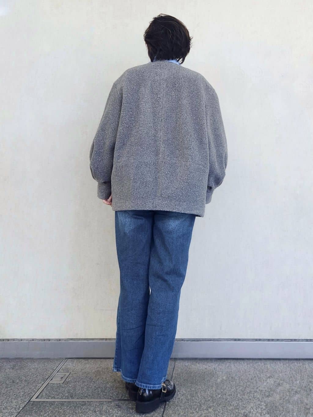 milkyさんの「OPAQUE.CLIP｜サイド編地切替ニットトップス／セットアップ対応【洗濯機OK】」を使ったコーディネート