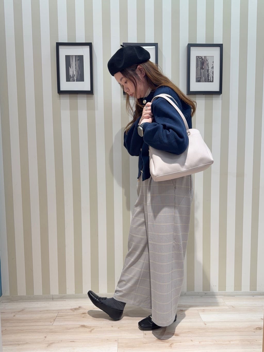 MIYUKIさんの「SHOO･LA･RUE｜【洗濯機可/S-LL】1枚でも羽織りでも 華やか上品カーデ」を使ったコーディネート