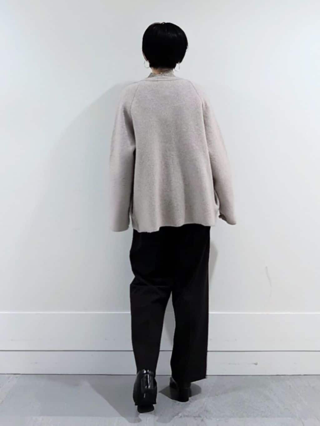 ミズタさんの「UNTITLED｜【軽アウター/ミドル丈】ウールニットコーディガン」を使ったコーディネート