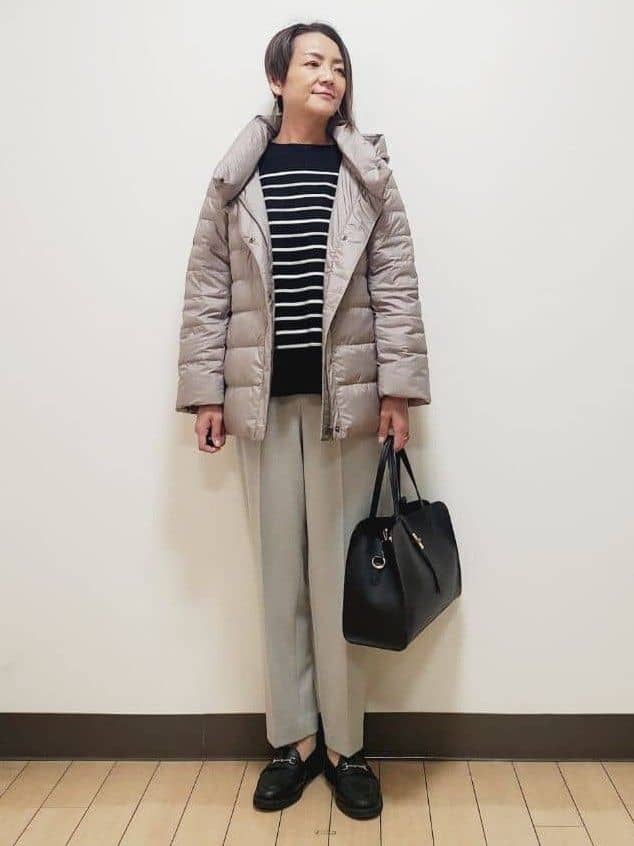 yuuさんの「Reflect｜【SS-4Lサイズ】フーデッドミドルダウンコート」を使ったコーディネート