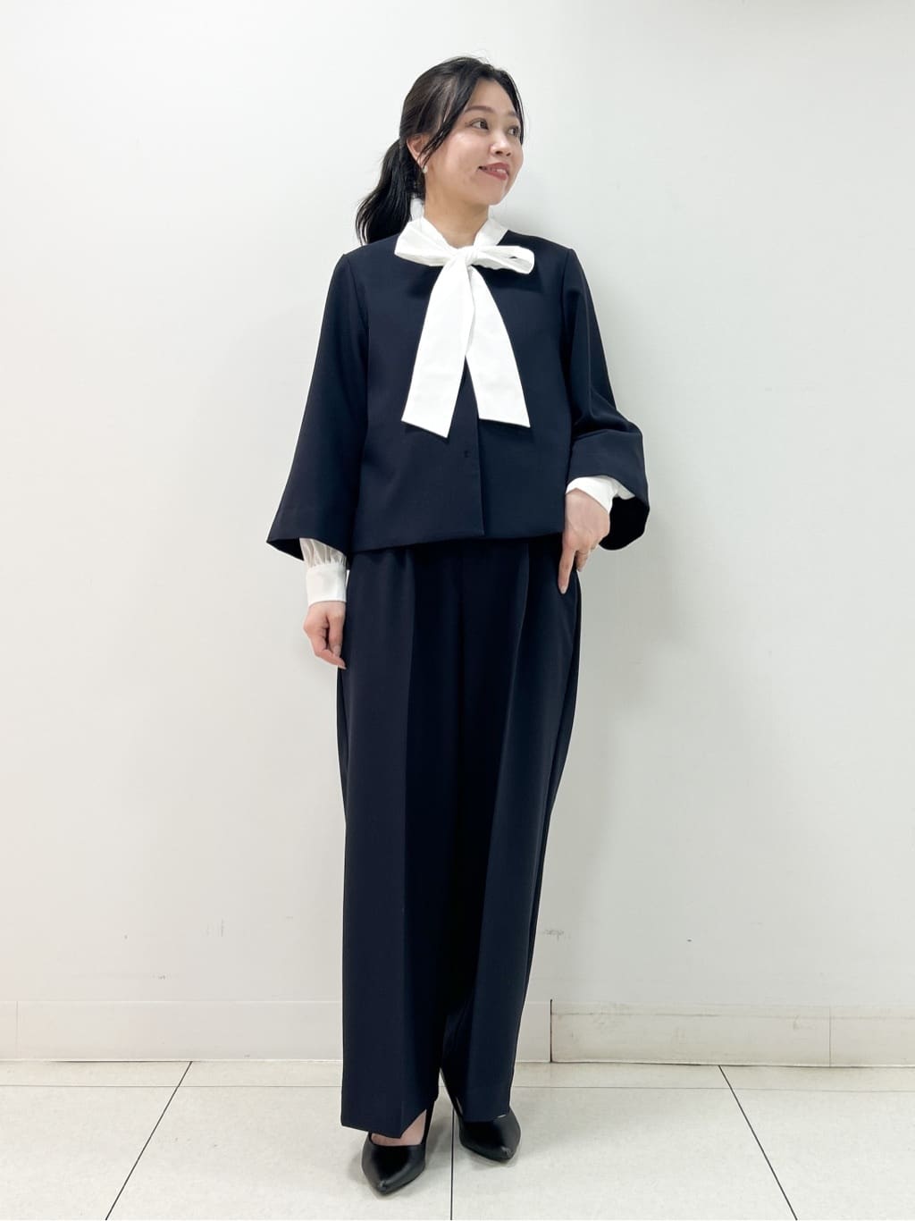 Kaiさんの「Dessin｜【入卒/セレモニー】ボウタイリボンブラウス」を使ったコーディネート