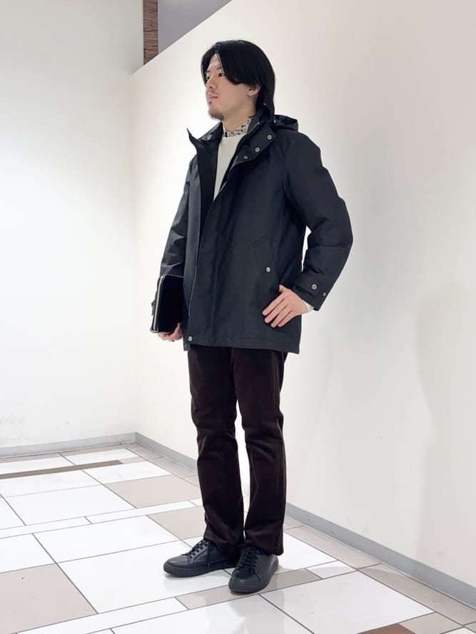 及川さんの「TAKEO KIKUCHI｜【3WAY】グレンチェック ダウンライナー ブルゾン」を使ったコーディネート