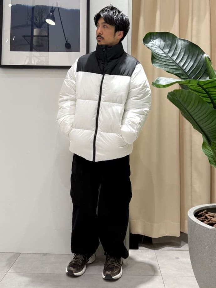 はさんの「THE SHOP TK｜【撥水/洗濯機可】寒い季節でも快適 中綿スタンドブルゾン」を使ったコーディネート