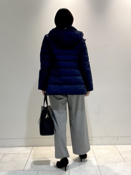 フミさんの「Reflect｜【SS-4Lサイズ】フーデッドミドルダウンコート」を使ったコーディネート