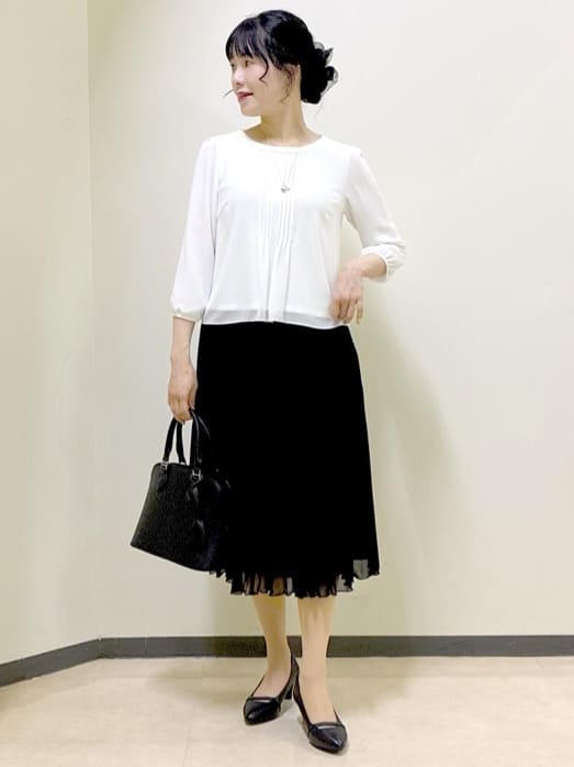  beni_gingerさんの「Reflect｜【SS-4Lサイズ】ピンタック&times;スカラレースブラウス」を使ったコーディネート