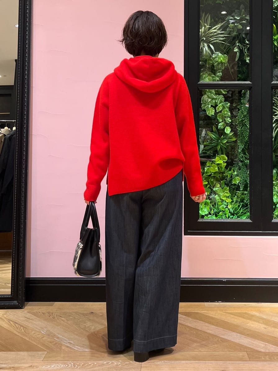 ogataさんの「DRESSTERIOR｜フェイクファーコンビリサイクルレザートートバッグ」を使ったコーディネート