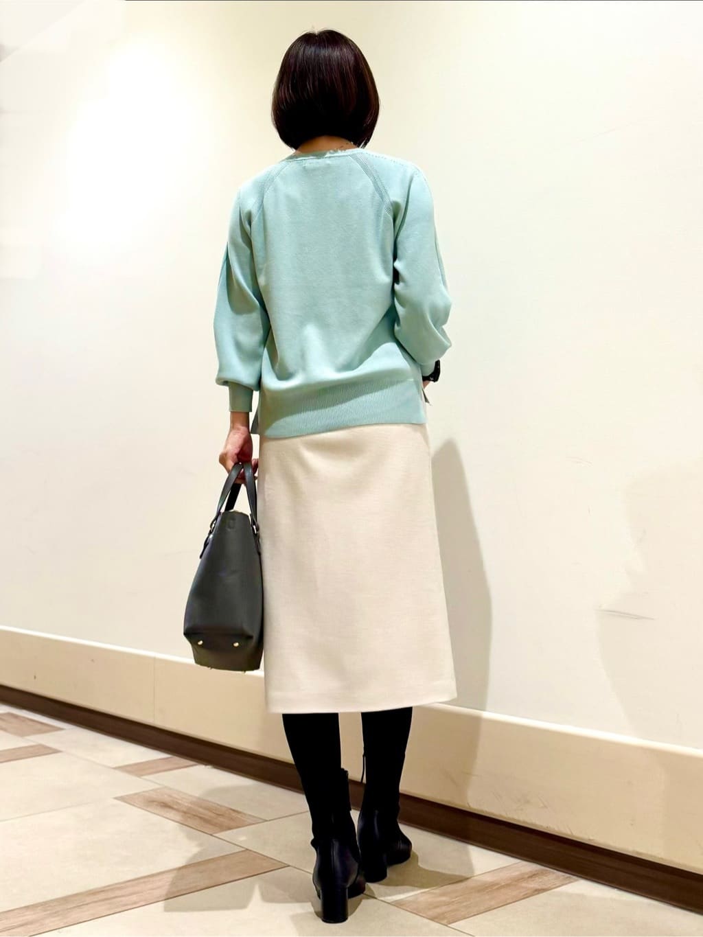 kaeさんの「Reflect｜【ゆったり着られる◎】ラグランスリーブニット」を使ったコーディネート