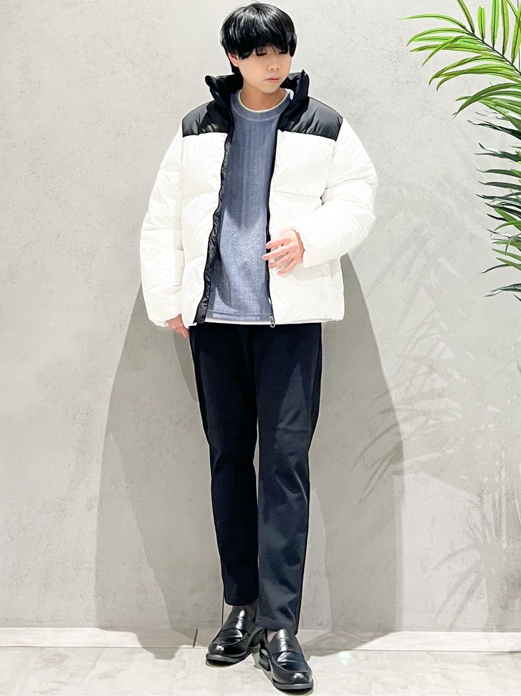 SHI-MAさんの「THE SHOP TK｜【撥水/洗濯機可】寒い季節でも快適 中綿スタンドブルゾン」を使ったコーディネート