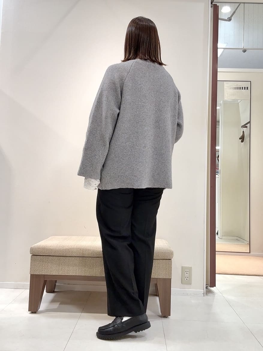 YUIさんの「UNTITLED｜【軽アウター/ミドル丈】ウールニットコーディガン」を使ったコーディネート