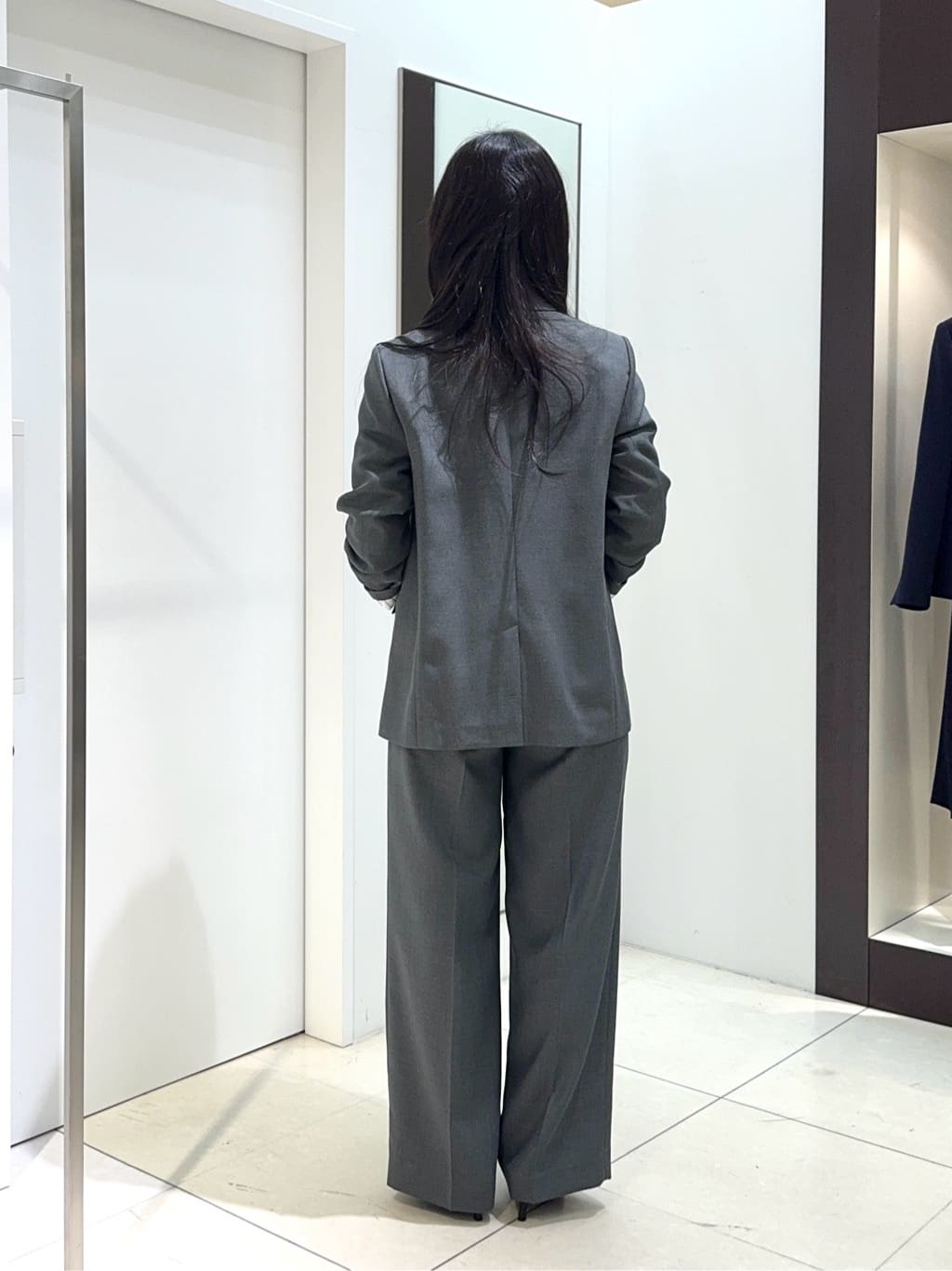 kaoruさんの「UNTITLED｜【セットアップ可】ウールライク ダブルブレストジャケット」を使ったコーディネート