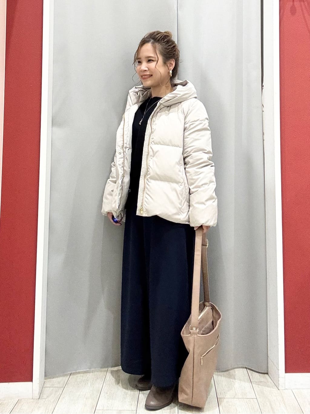 shioさんの「SHOO･LA･RUE｜【洗濯機可/S-LL】体型カバーにも ガウチョパンツ」を使ったコーディネート