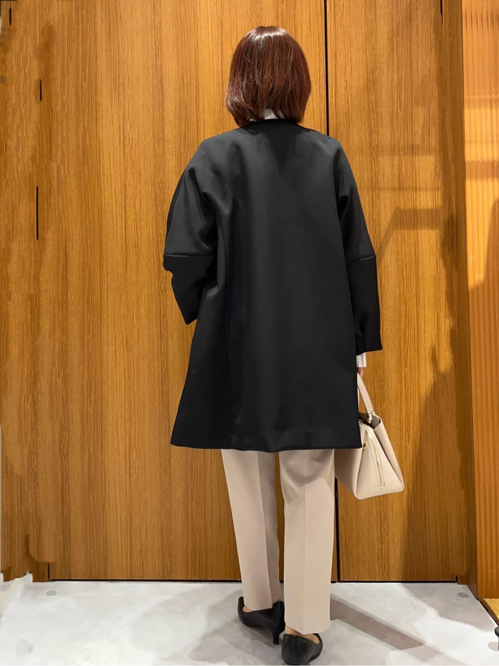 saeさんの「index｜フォルムスリーブミドルコート【洗濯機OK】」を使ったコーディネート
