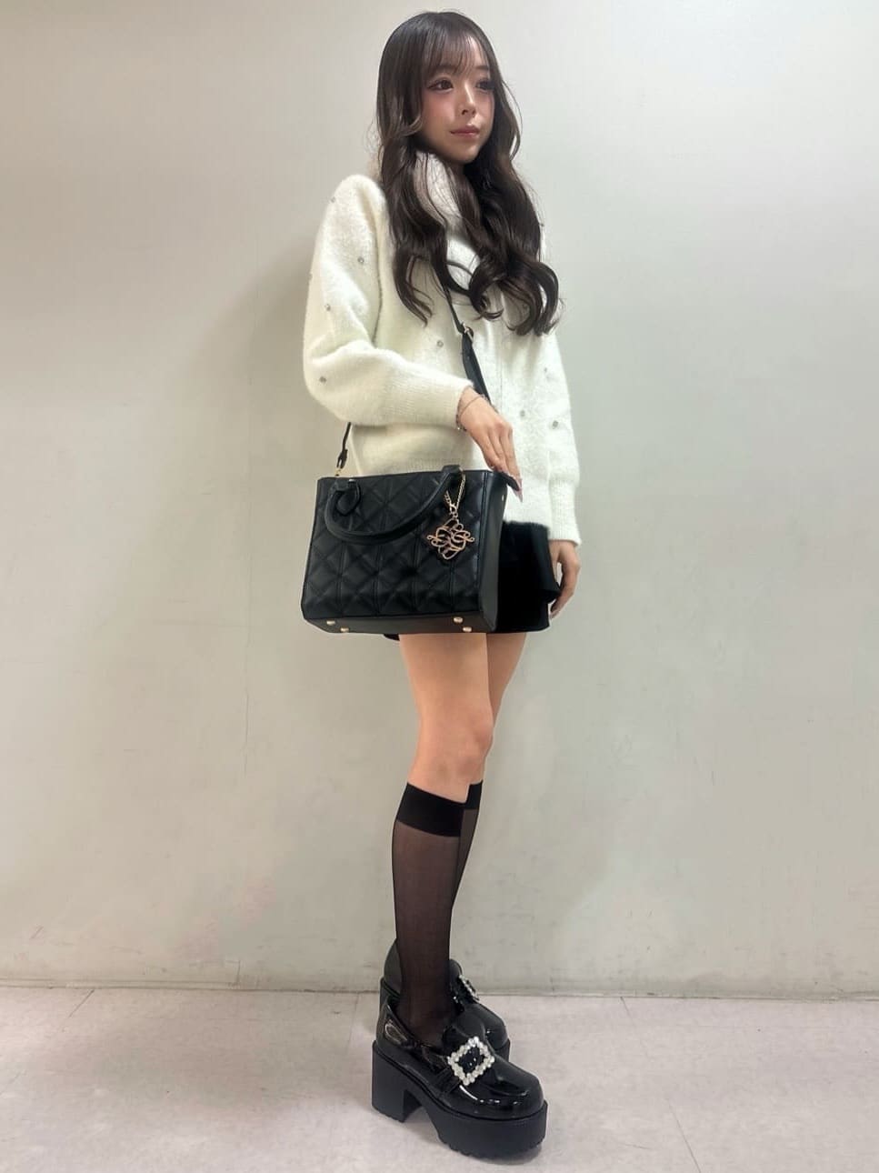 ayakaさんの「ESPERANZA｜キルティング2WAYトートバッグ」を使ったコーディネート