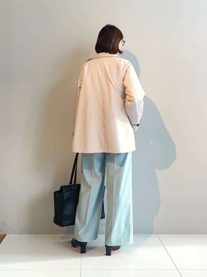 murayamaさんの「INDIVI｜【華やか／大人シアー／セレモニー】カットフリンジブラウス」を使ったコーディネート