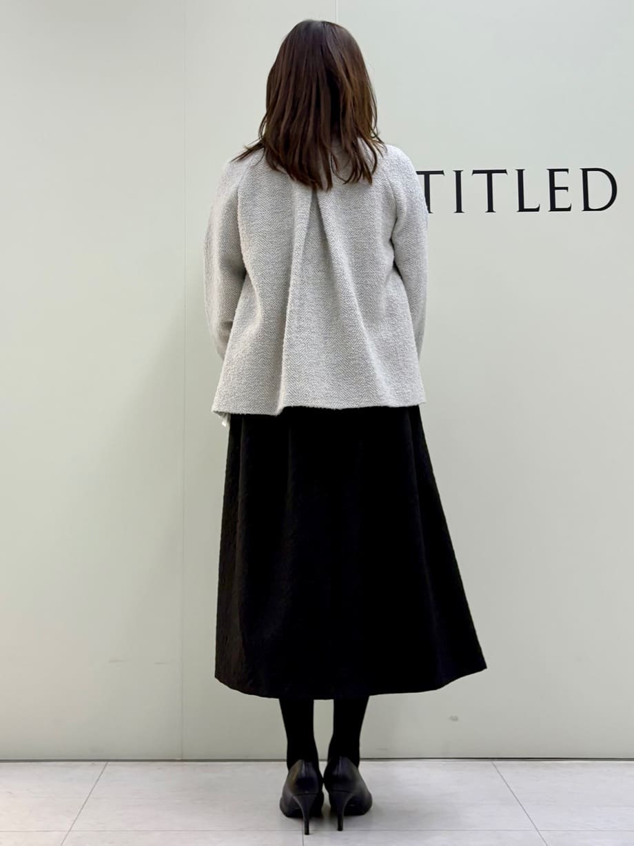 Sakaiさんの「UNTITLED｜【エレガント／ミディアウター】ミックスヘリンボンコート」を使ったコーディネート