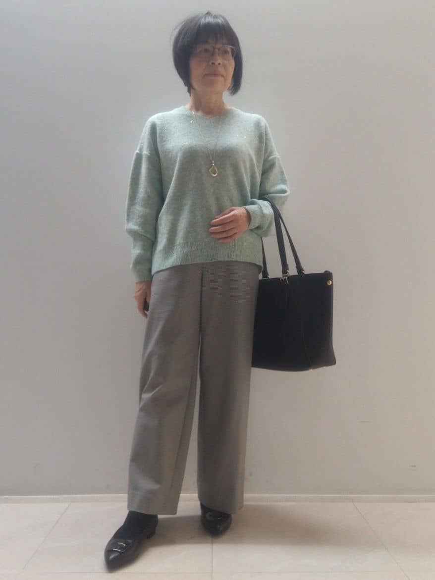 tokuさんの「Reflect｜【裏起毛／ゆったりシルエット】ストレートワイドパンツ」を使ったコーディネート