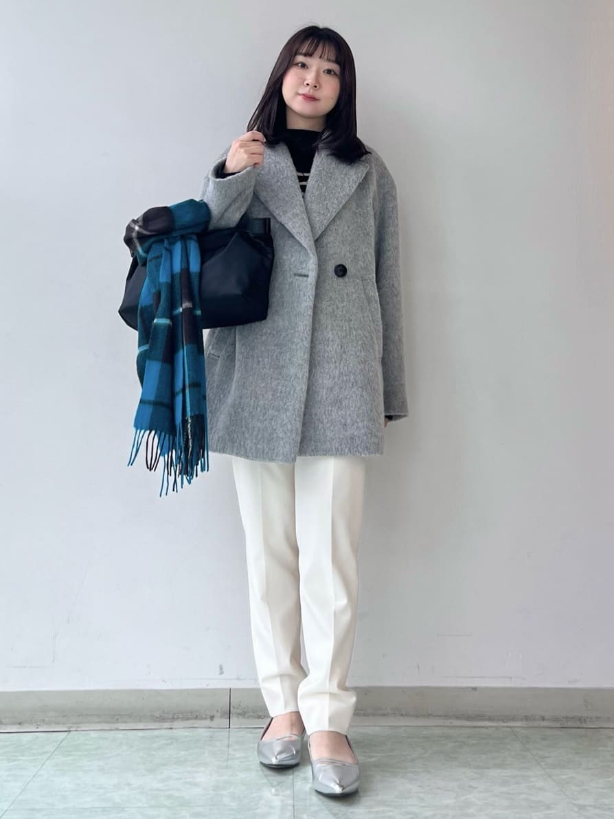 KAHOさんの「UNTITLED｜【洗える】モックネックミラノリブニット」を使ったコーディネート