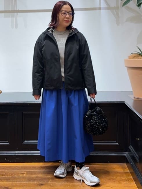 Asamiさんの「DRESSTERIOR｜【ウォッシャブル/撥水素材】撥水ツイル マウンテンパーカー」を使ったコーディネート