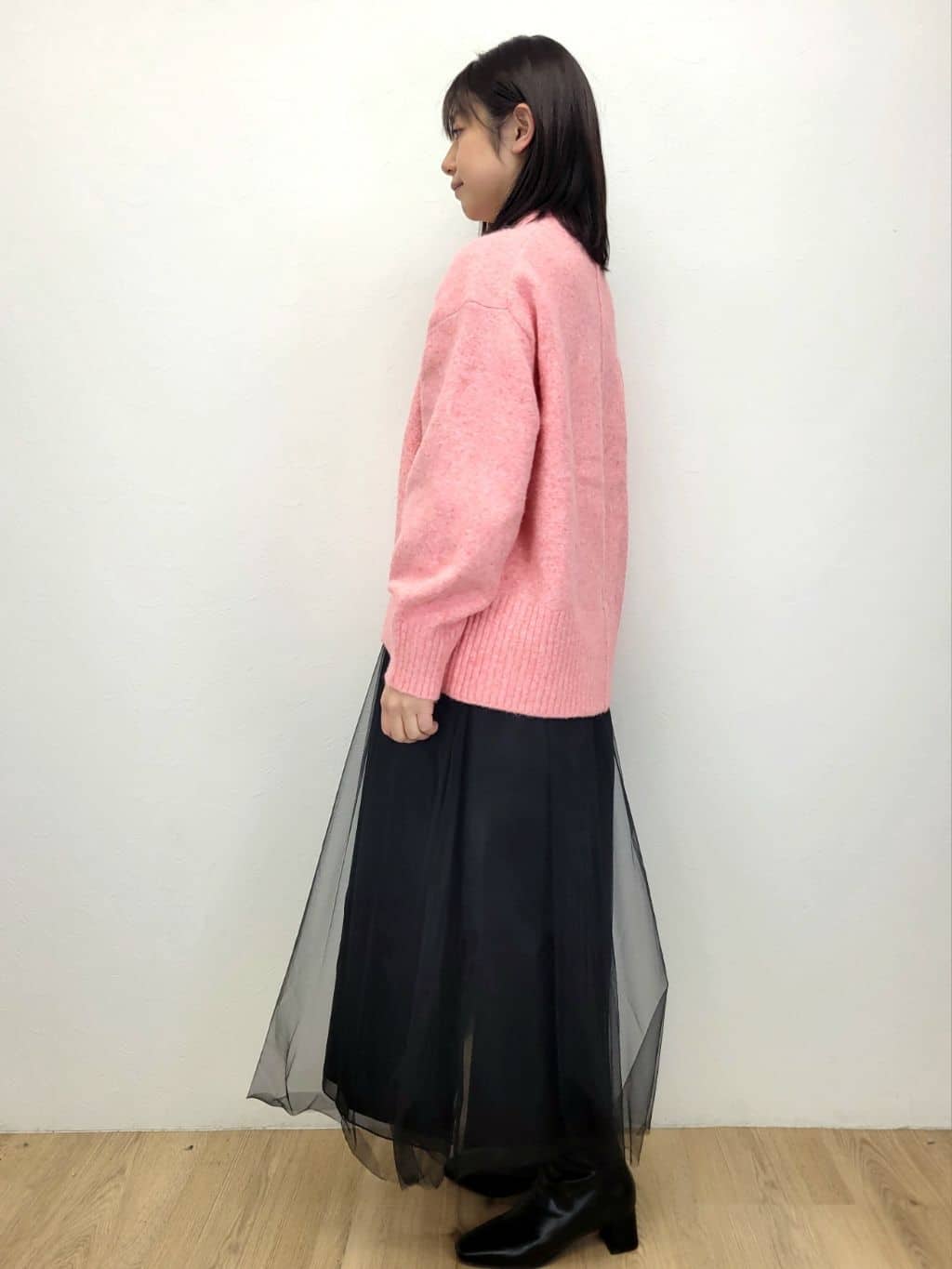 LISAさんの「OPAQUE.CLIP｜ふわふわハイネックニット【洗濯機OK】」を使ったコーディネート