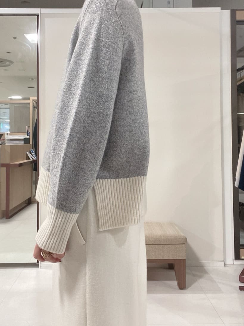 IWAMOさんの「UNTITLED｜【8色展開/洗える】ウールカシミヤ ハイネックニット」を使ったコーディネート