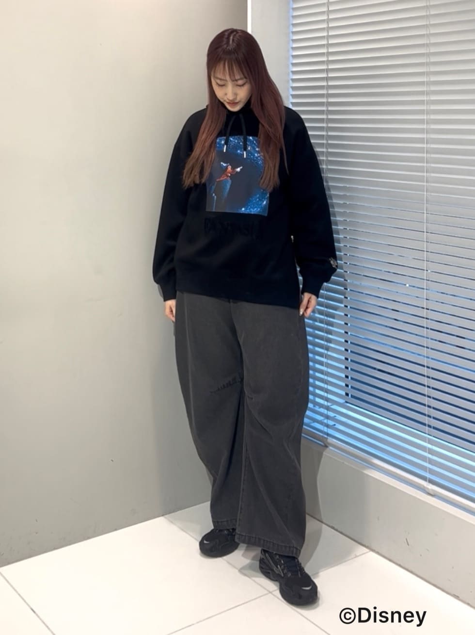 mさんの「tk.TAKEO KIKUCHI｜ディズニーカプセルコレクション『ファンタジア』パーカー」を使ったコーディネート