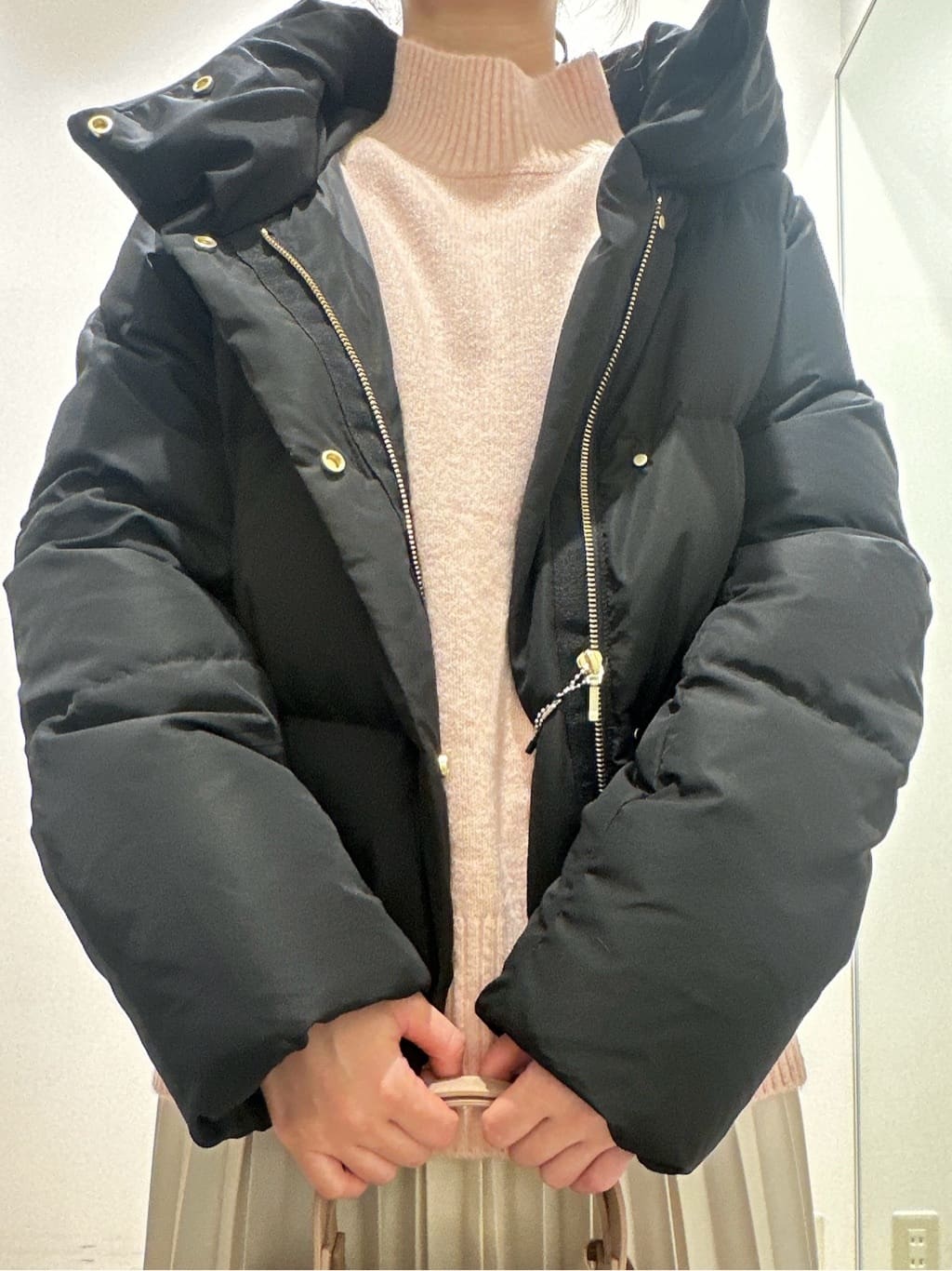MOMOさんの「index｜KAWADAダウンショートコート【撥水／洗濯機OK／静電気防止裏地】《XS～LL》」を使ったコーディネート