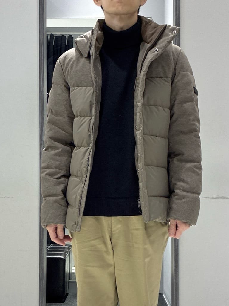 わいずみさんの「TAKEO KIKUCHI｜カラーコンビ ダウンブルゾン」を使ったコーディネート