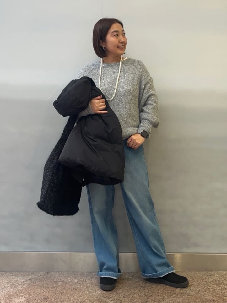 harusakuさんの「SHOO･LA･RUE｜【撥水/洗える】ショートフーディーダウン」を使ったコーディネート