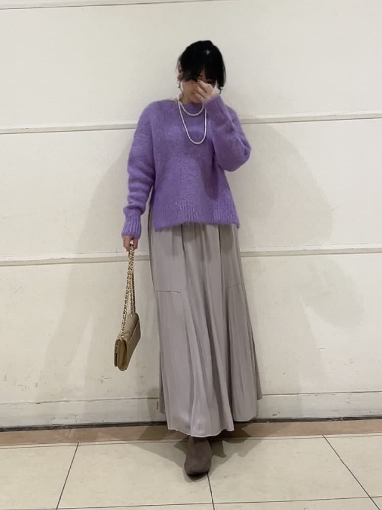 watanabeさんの「UNTITLED｜【ゆったり】アルパカ混シャギーニット」を使ったコーディネート
