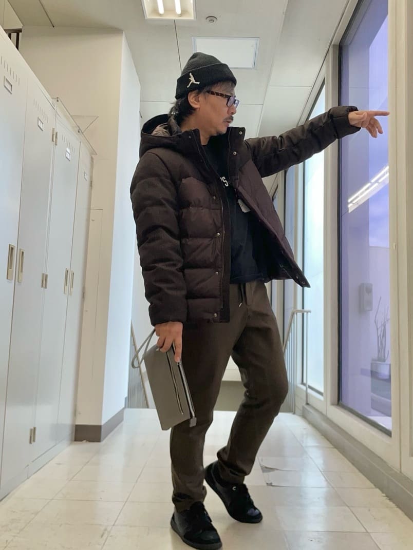 MAKOTO AIさんの「TAKEO KIKUCHI｜カラーコンビ ダウンブルゾン」を使ったコーディネート