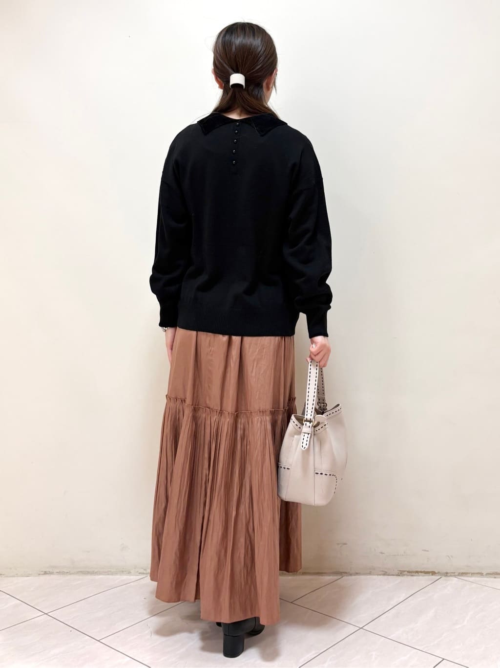 mikiさんの「Reflect｜【腰周りすっきり◎】プリーツギャザースカート」を使ったコーディネート