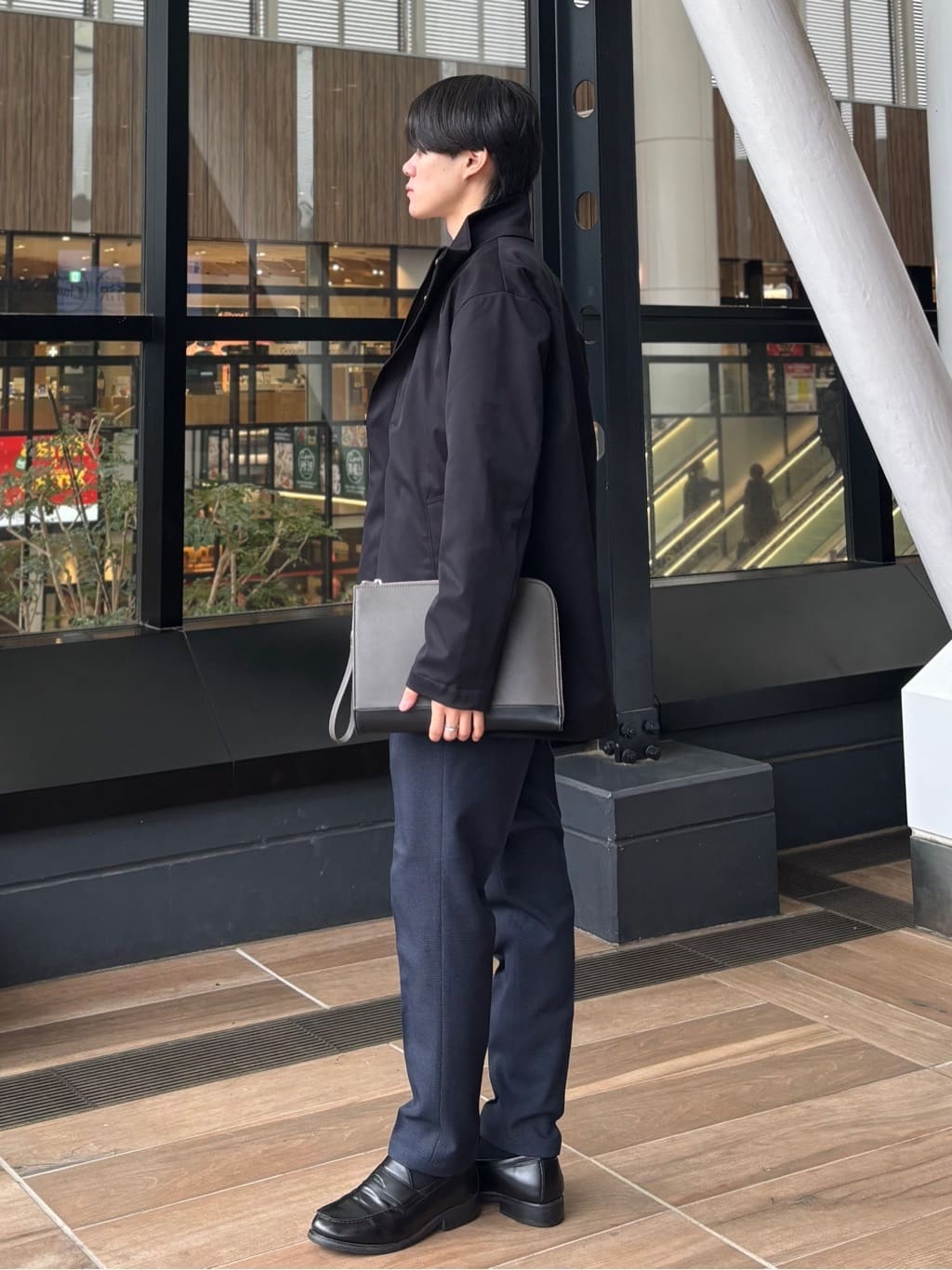 うらしーさんの「THE SHOP TK｜【3WAY】中綿ライナー付き カルゼコート　洗濯機OK/ON・OFF対応」を使ったコーディネート