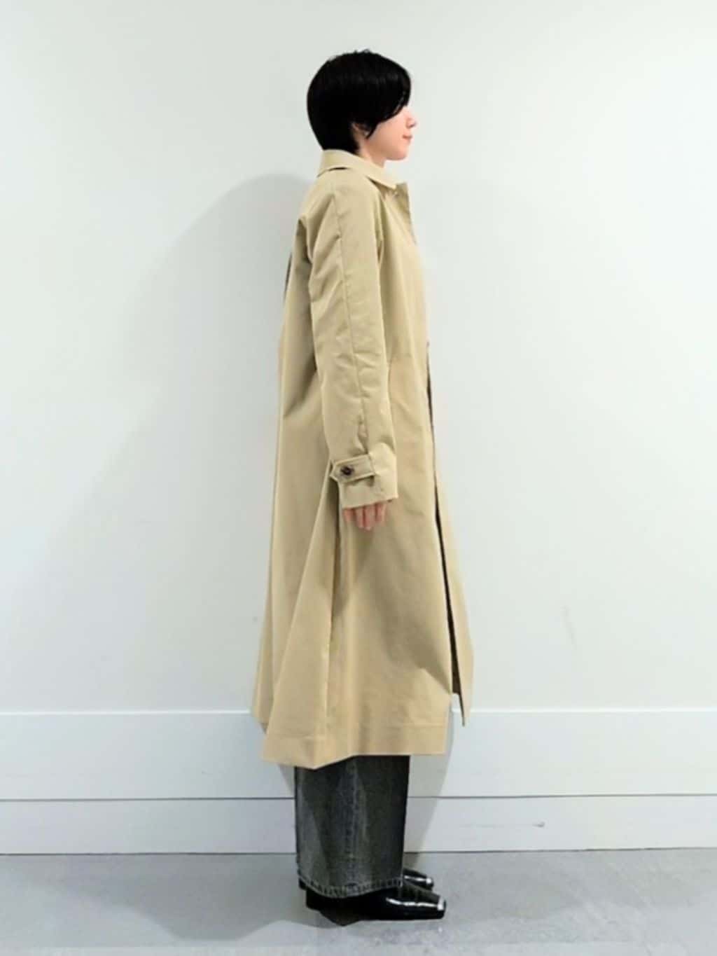 ミズタさんの「UNTITLED｜◆【はっ水/洗える】タスランステンカラーコート」を使ったコーディネート