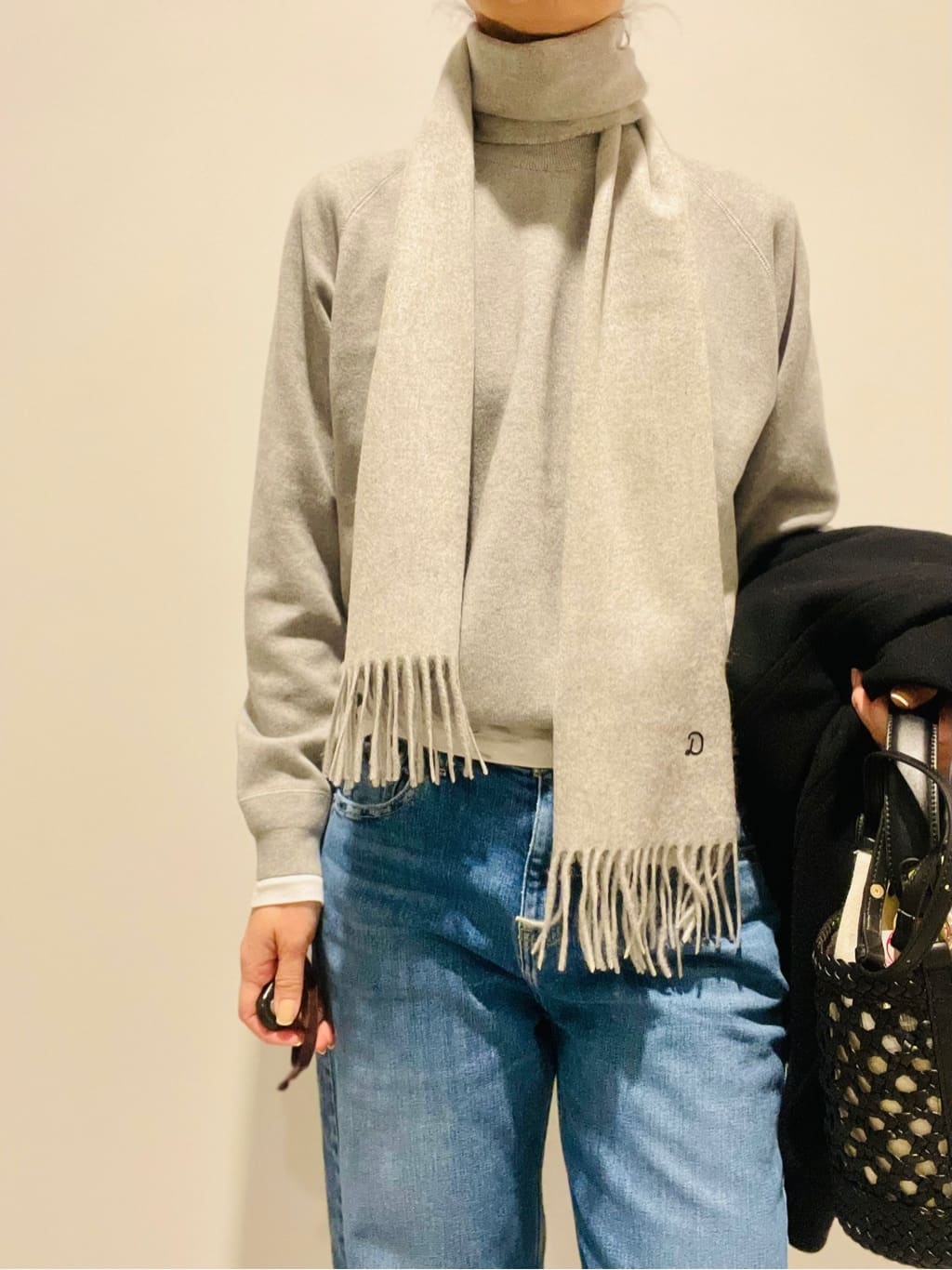 Annさんの「DRESSTERIOR｜ピュアカシミヤストール」を使ったコーディネート