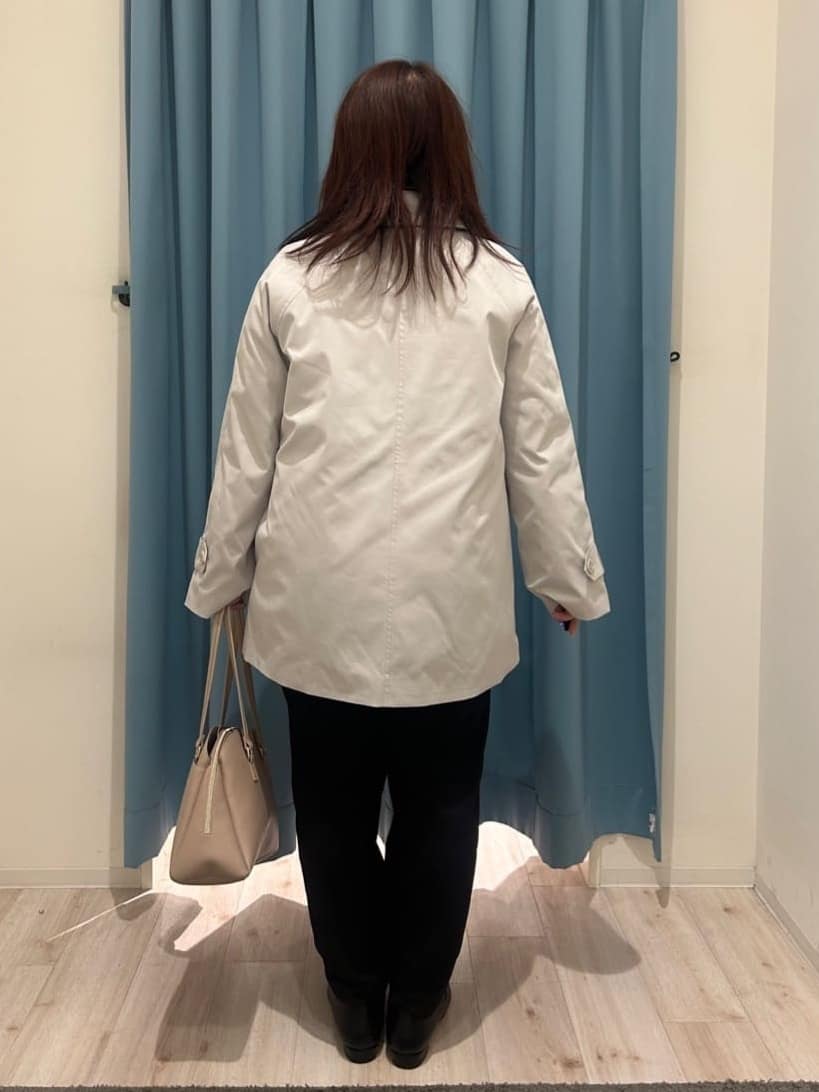 くーさんの「SHOO･LA･RUE｜【S-LL/撥水】通勤やお出かけにも活躍 ミドルトレンチコート」を使ったコーディネート