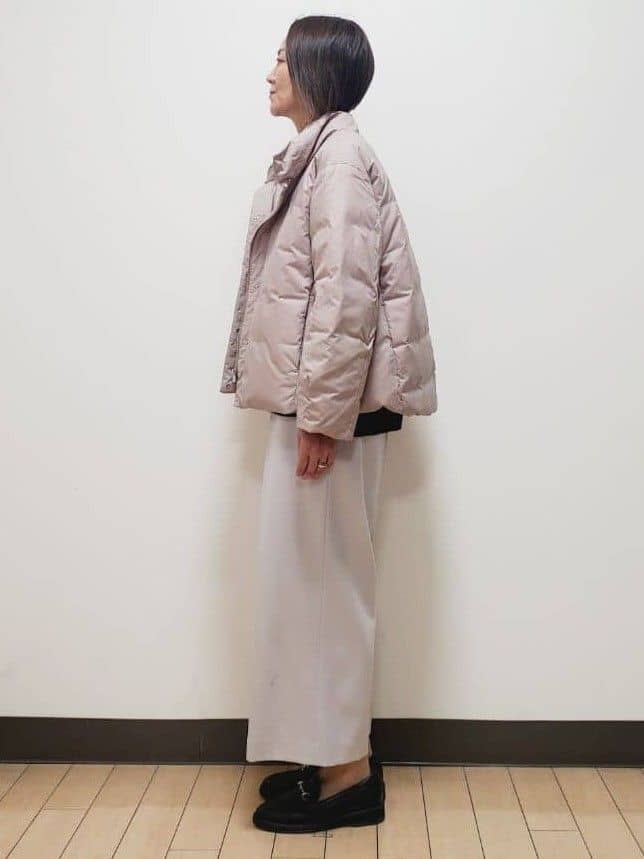 yuuさんの「Reflect｜【すっきりシルエット】ショート丈ダウンコート」を使ったコーディネート