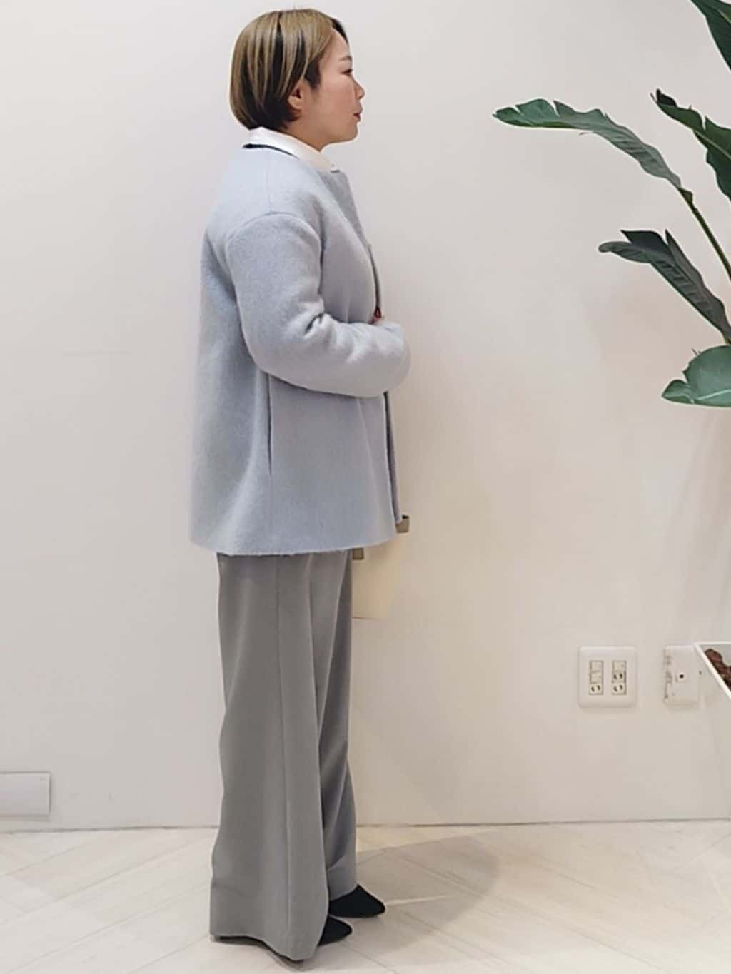 s u g iさんの「UNTITLED｜【洗える】スポンディッシュ ケーブル柄ニット」を使ったコーディネート