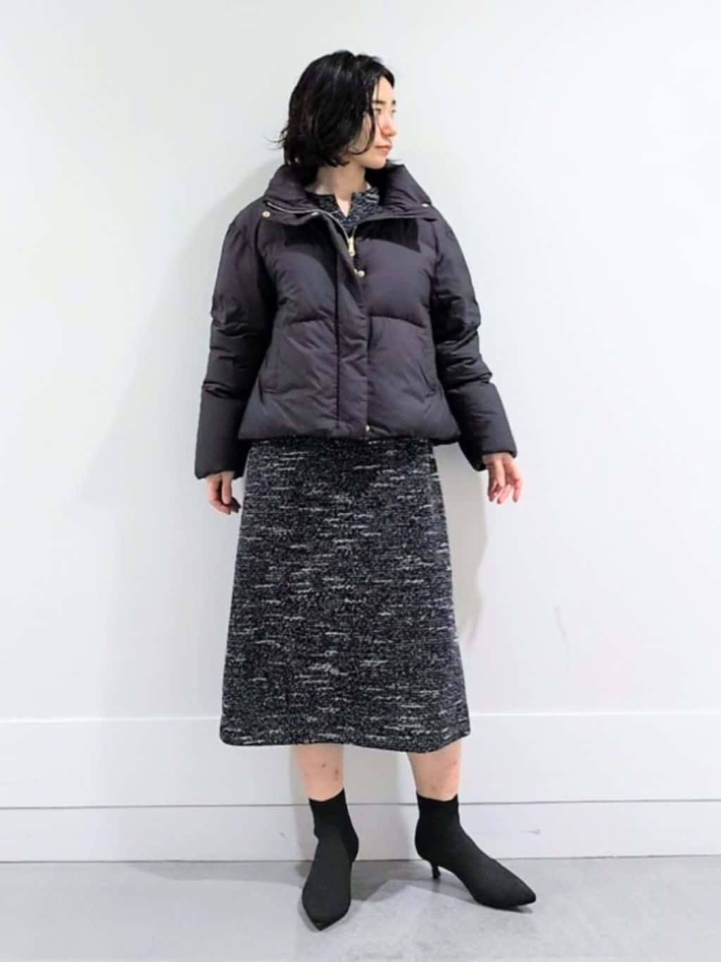 ミズタさんの「UNTITLED｜【トレンド/撥水機能/防寒】ショートダウンコート」を使ったコーディネート