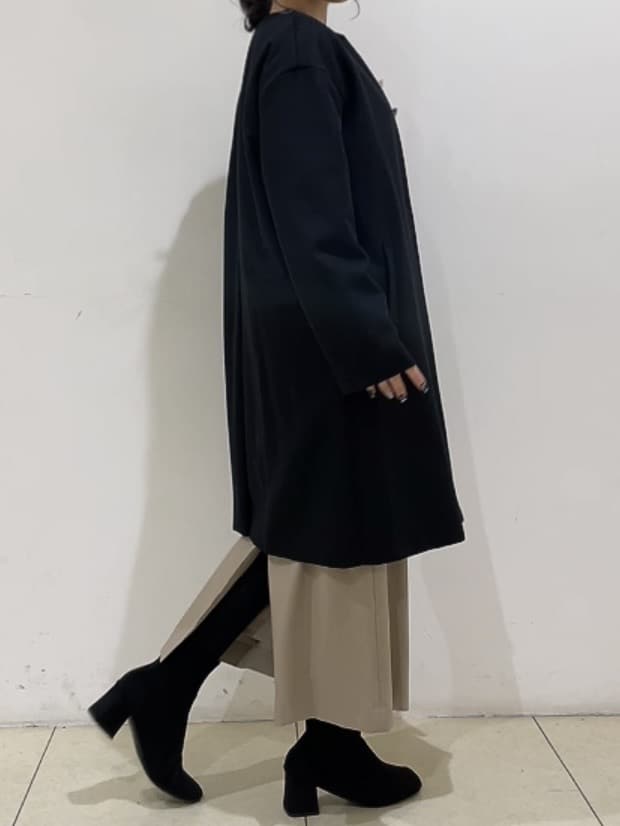 watanabeさんの「UNTITLED｜【セットアップ可/ゆったり】ウール混ラメニット」を使ったコーディネート