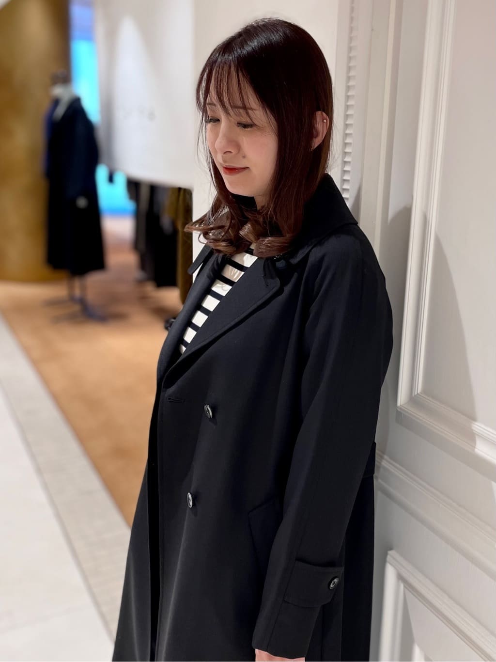 minowaさんの「DRESSTERIOR｜◆【ウォッシャブル】コットンフルニードルボーダーニット」を使ったコーディネート