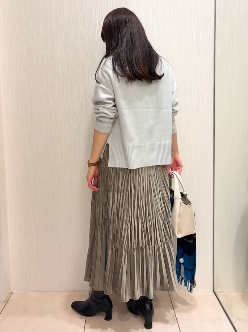 SAHOさんの「UNTITLED｜【8色展開/洗える】ウールカシミヤ ハイネックニット」を使ったコーディネート