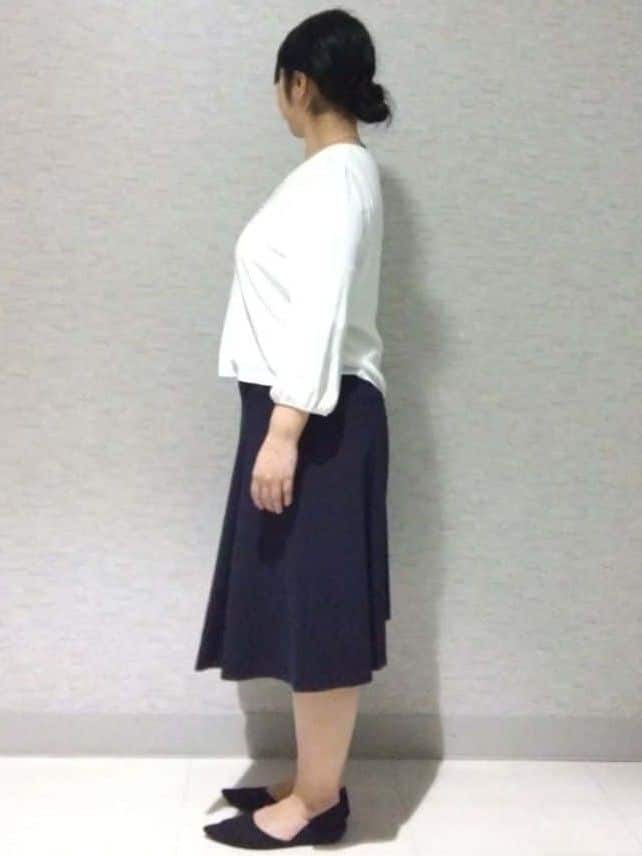 sakoさんの「Reflect｜【SS-4Lサイズ】ピンタック&times;スカラレースブラウス」を使ったコーディネート