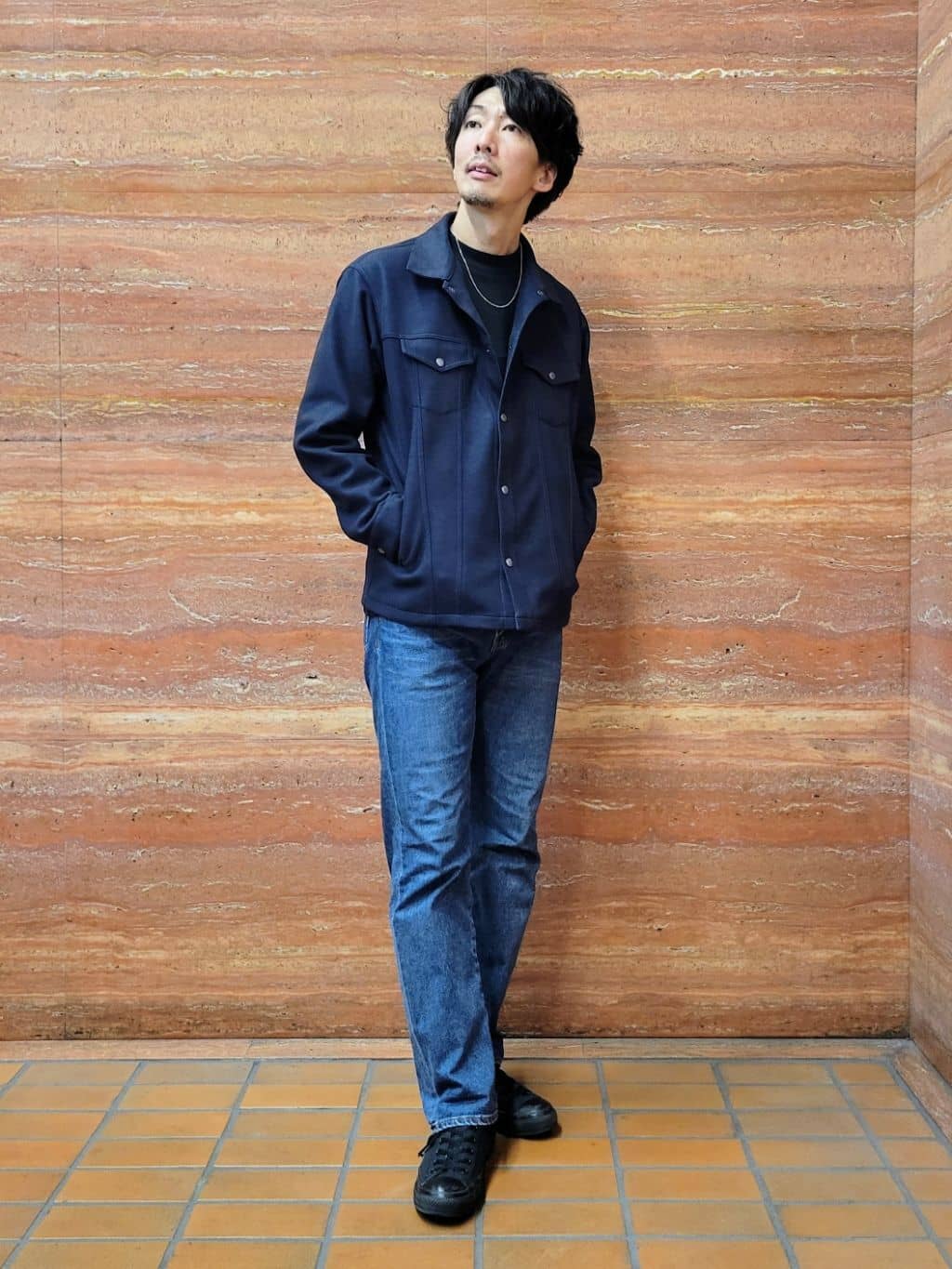 piroyaさんの「TAKEO KIKUCHI｜【モンスターストレッチ】日本製 ウォッシュド デニムパンツ」を使ったコーディネート